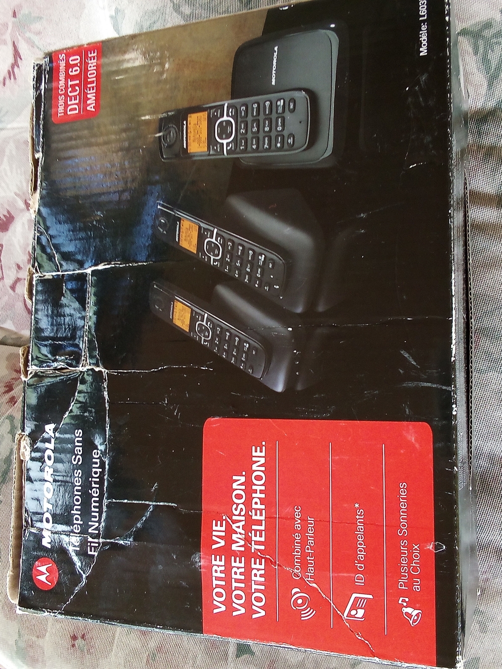 Motorola Black Cordless Phones